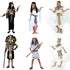 Halloween Costumes for Girl Egyptian Pharaoh Cleopatra Princess Costumes for Kids Cosplay - menochic